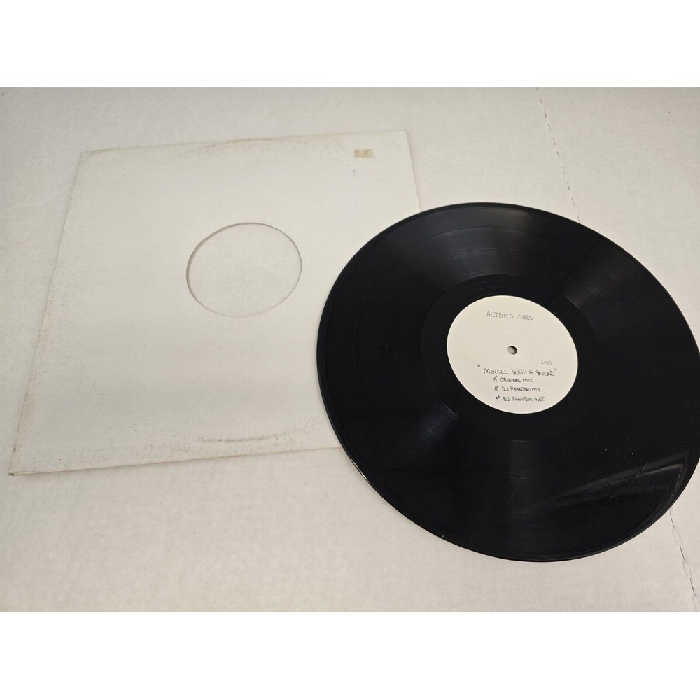 Altered Vibes Mingle With A Sound 2003 White Label Promo 12" Vinyl House Goya